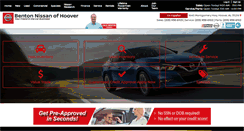 Desktop Screenshot of bentonnissanofhoover.com